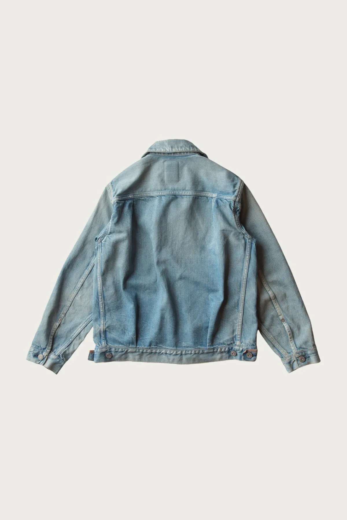 Cottle C.T.L. Neo Type 2nd Denim Jacket - Bengara (Indian Red) - Light Indigo< Coats, Jackets, And Vests