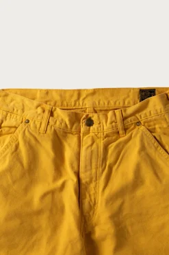 orSlow Dad's Fit Oxford Painter Pants - Yellow< Pants