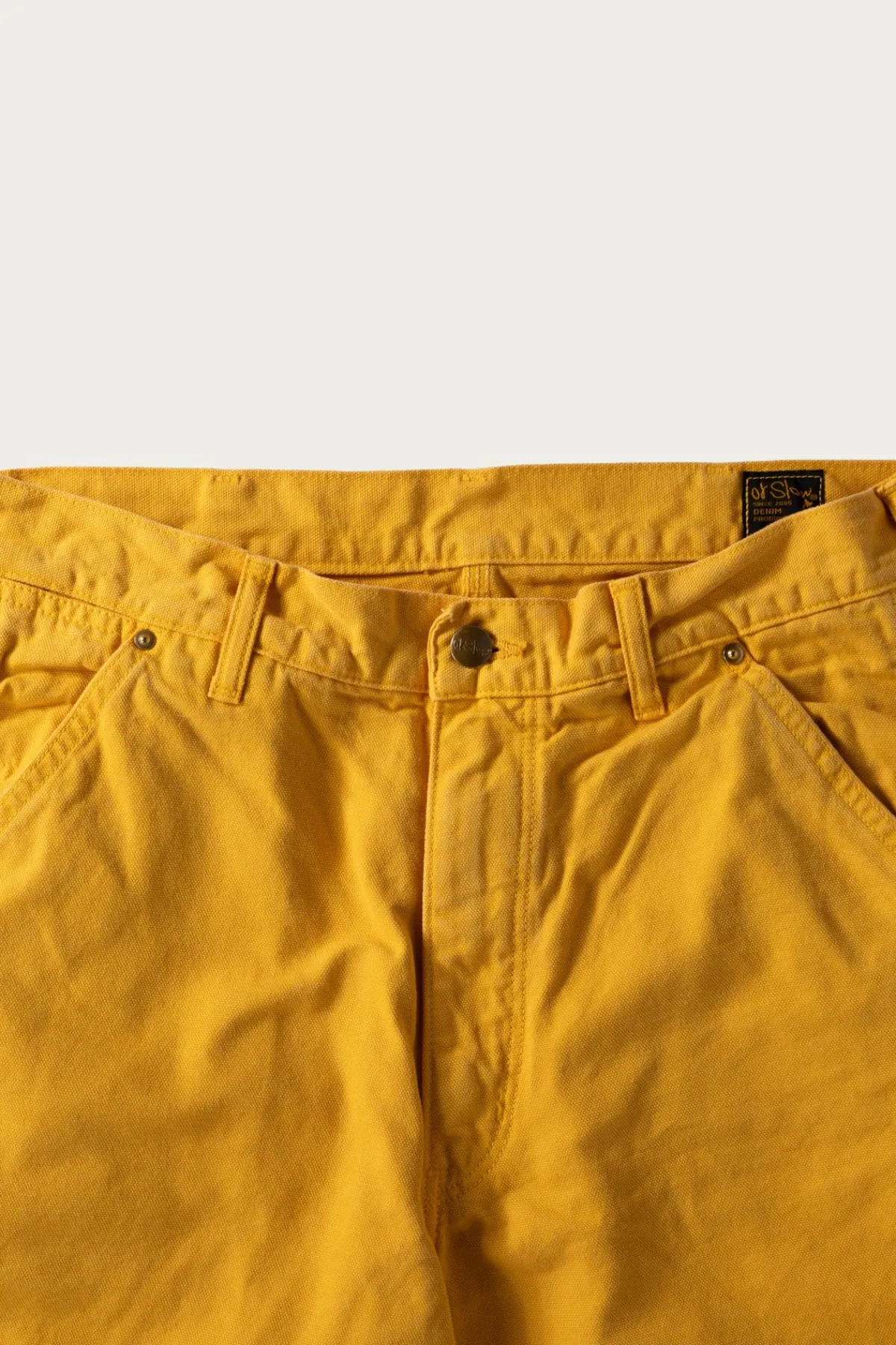 orSlow Dad's Fit Oxford Painter Pants - Yellow< Pants