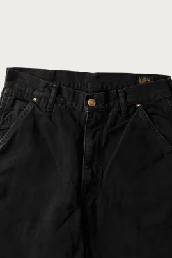 orSlow Dad's Fit Oxford Painter Pants - Black< Pants