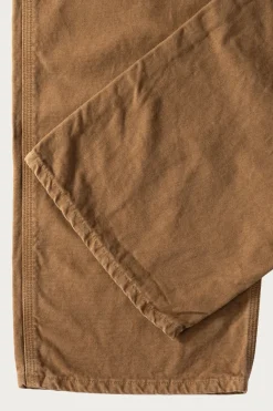 orSlow Dad's Fit Oxford Painter Pants - Brown< Pants