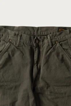 orSlow Dad's Fit Oxford Painter Pants - Army Green< Pants