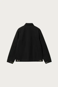 Carhartt Work In Progress Detroit Jacket - Black/Black Rinsed< Coats, Jackets, And Vests