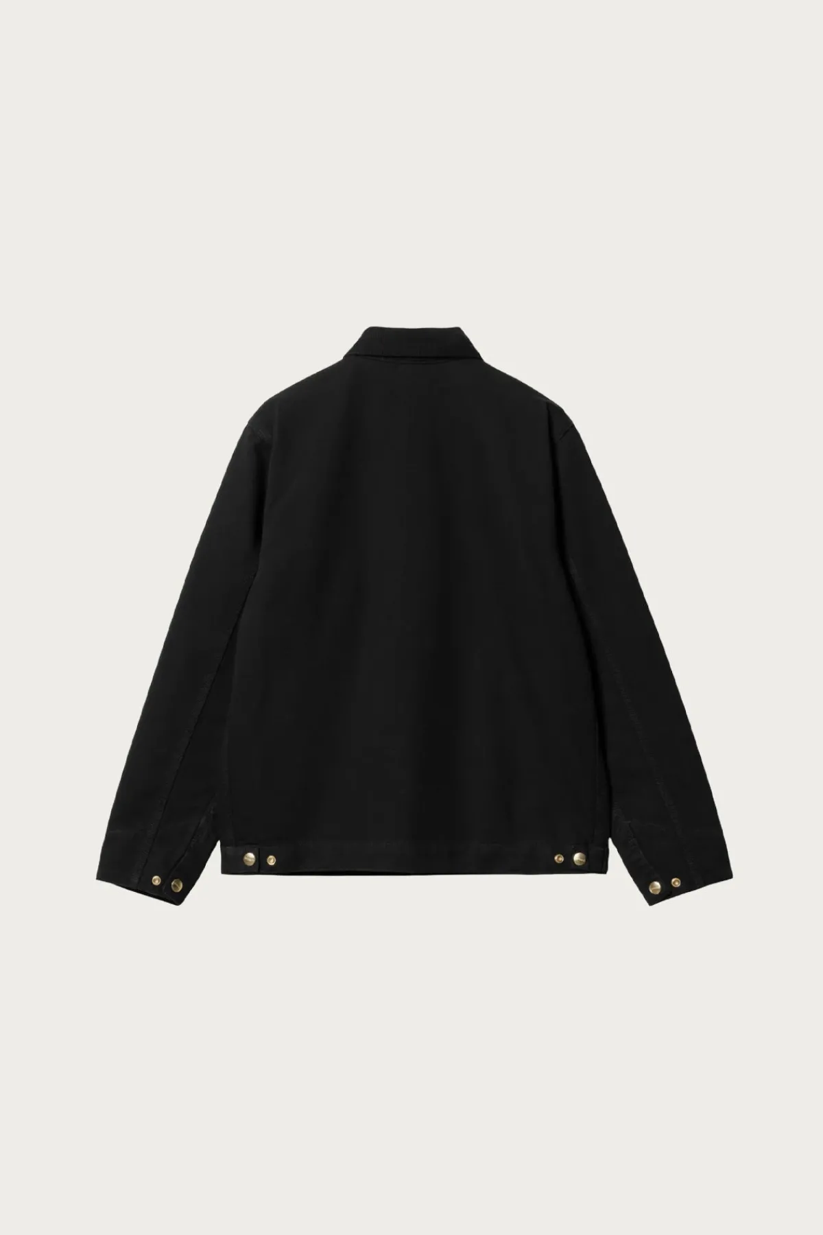 Carhartt Work In Progress Detroit Jacket - Black/Black Rinsed< Coats, Jackets, And Vests