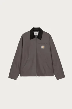 Carhartt Work In Progress Detroit Jacket - Graphite/Black (Rigid)< Coats, Jackets, And Vests