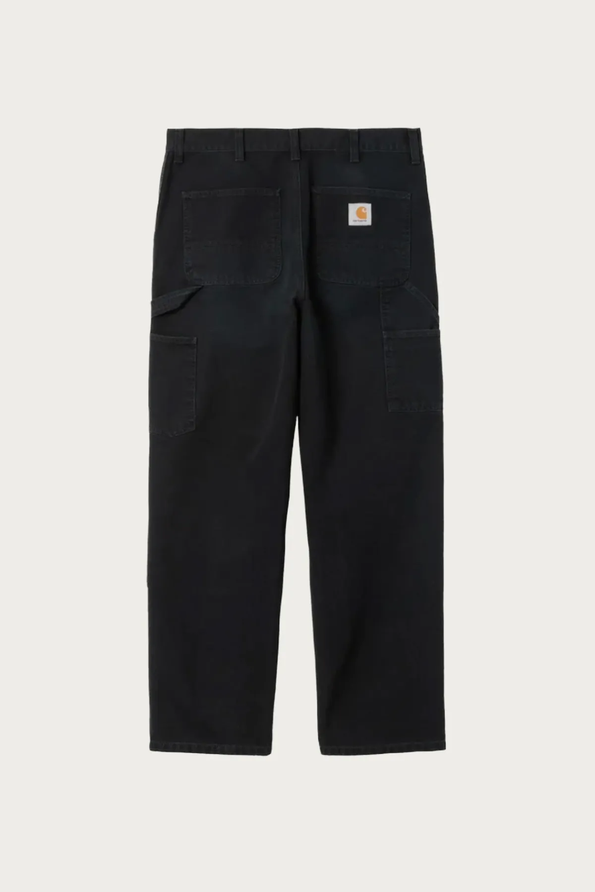 Carhartt Work In Progress Double Knee Pant - Black Stone Canvas< Pants