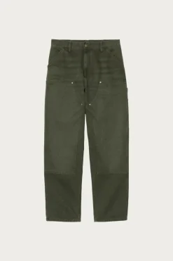 Carhartt Work In Progress Double Knee Pant - Olive Stone Canvas< Pants