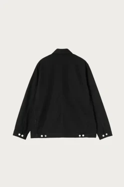 Carhartt Work In Progress Drewe Chore Coat - Black Rinsed< Coats, Jackets, And Vests