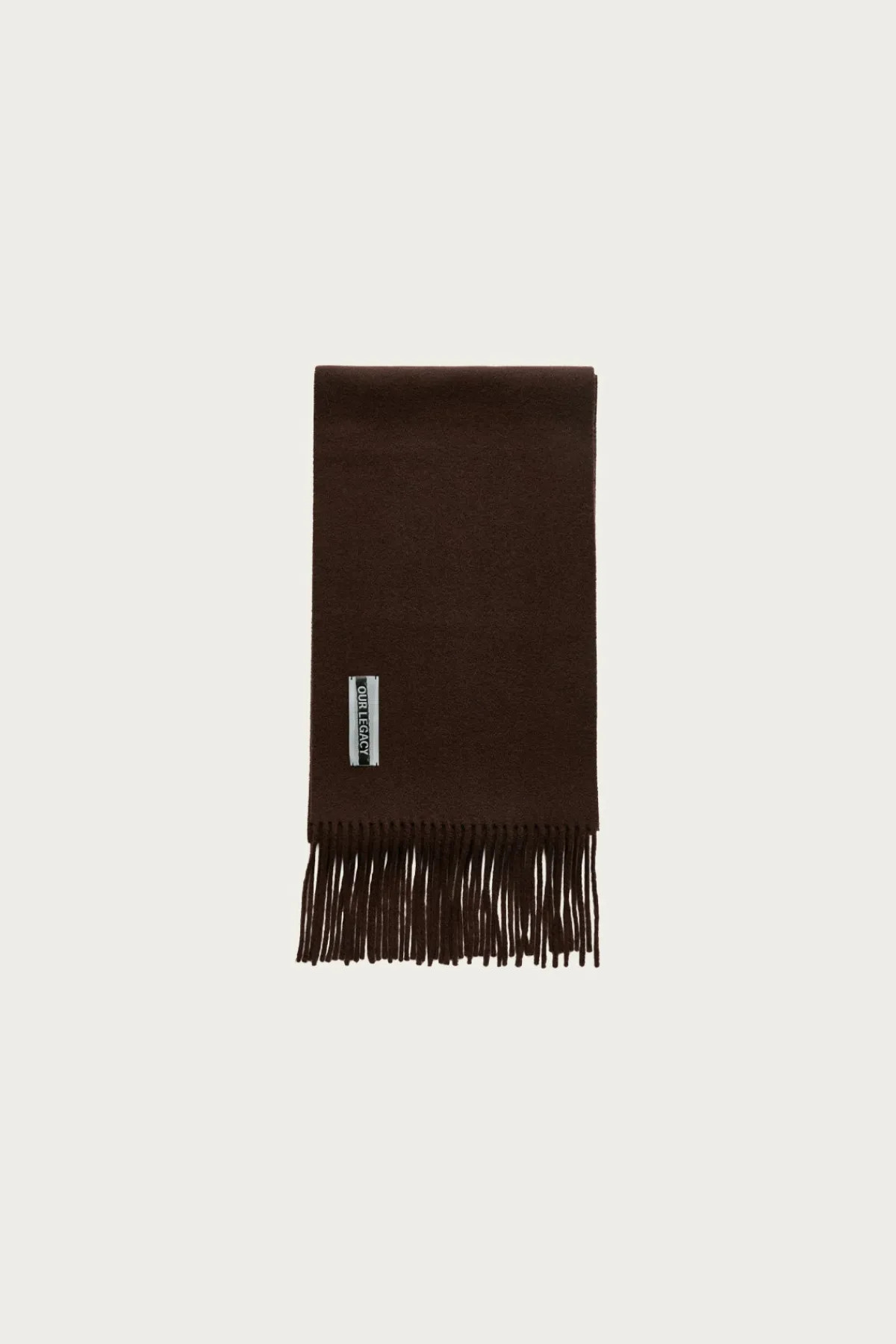 Our Legacy Estate Scarf - Espresso Double Wool< Accessories