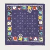 Kapital Fastcolor Selvedge Bandanna (KACHINA & PECKISH RAINBOWY) - Purple< Accessories