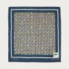 Kapital Fastcolor Selvedge Bandanna (SKULL & FLOWER) - Navy< Accessories