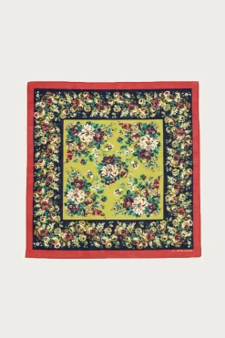 Kapital Fastcolor Selvedge Bandanna (NADESHIKO-Champetre) - Rose< Accessories