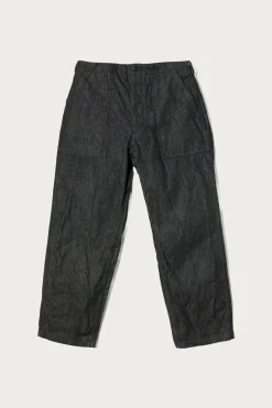 Engineered Garments Fatigue Pant - Black 14oz Cone Denim< Pants