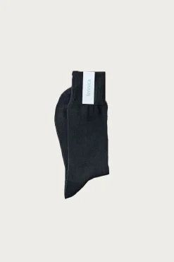 Beams Japan fennica Paper Mix Socks - Charcoal Grey< Accessories