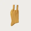 Beams Japan fennica Paper Mix Socks - Mustard< Accessories