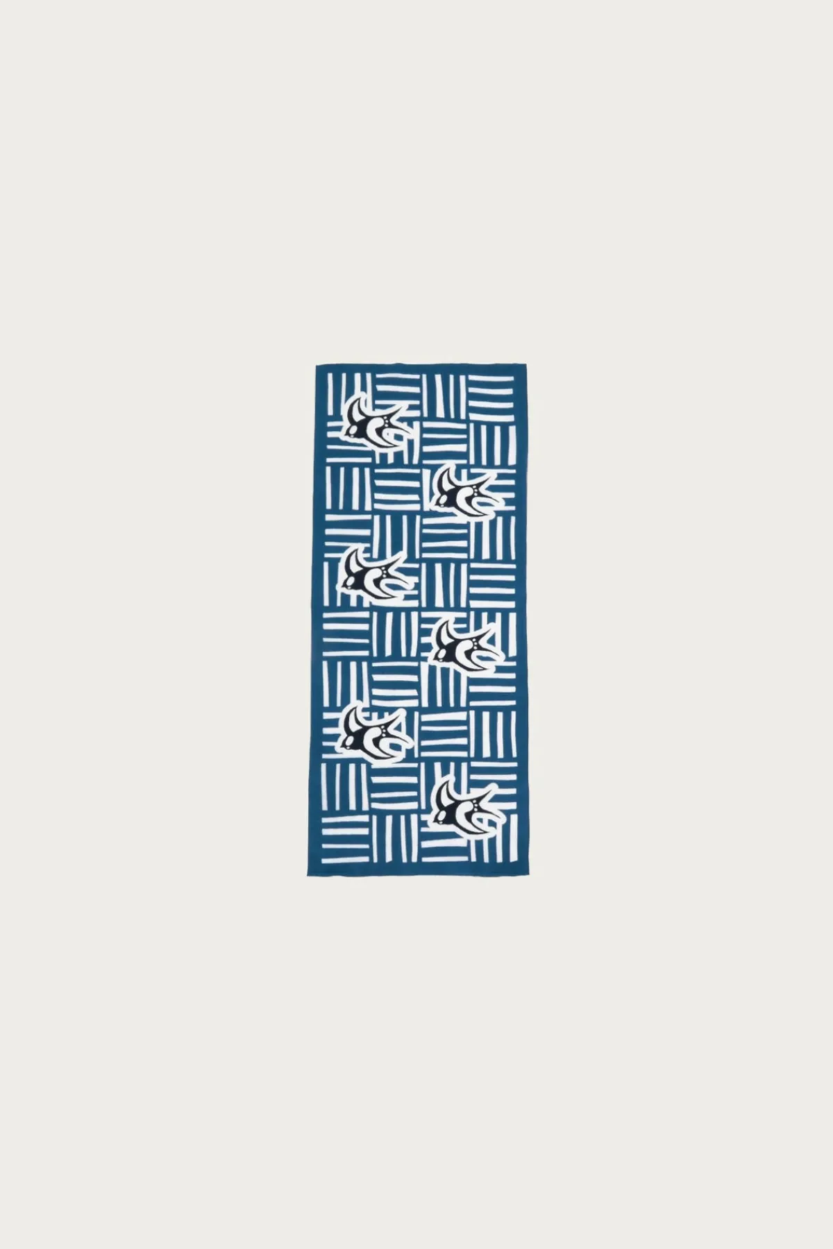 Beams Japan fennica Swallow Handkerchief - Blue< Accessories