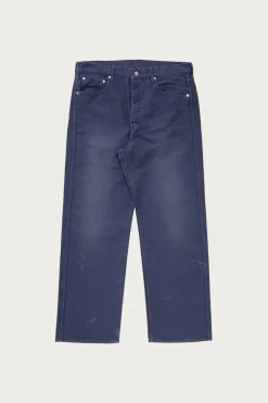 Visvim Fluxus 01 Wide G. Cords - Blue< Pants