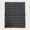 Kapital Fulling Wool Blanket SPEAKEASY (Colorful) - Charcoal< Accessories