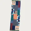 Kapital Fulling Wool Scarf VILLAGE GABBEH - Turquoise< Accessories