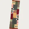 Kapital Fulling Wool Scarf VILLAGE GABBEH - Red< Accessories