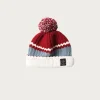 Kapital 3G Wool Cable Knit Cap - Engine Red< Accessories