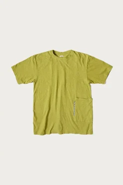 Kapital Gauze Jersey BISCUIT Pocket T - Yellow Green< Tees And Sweats