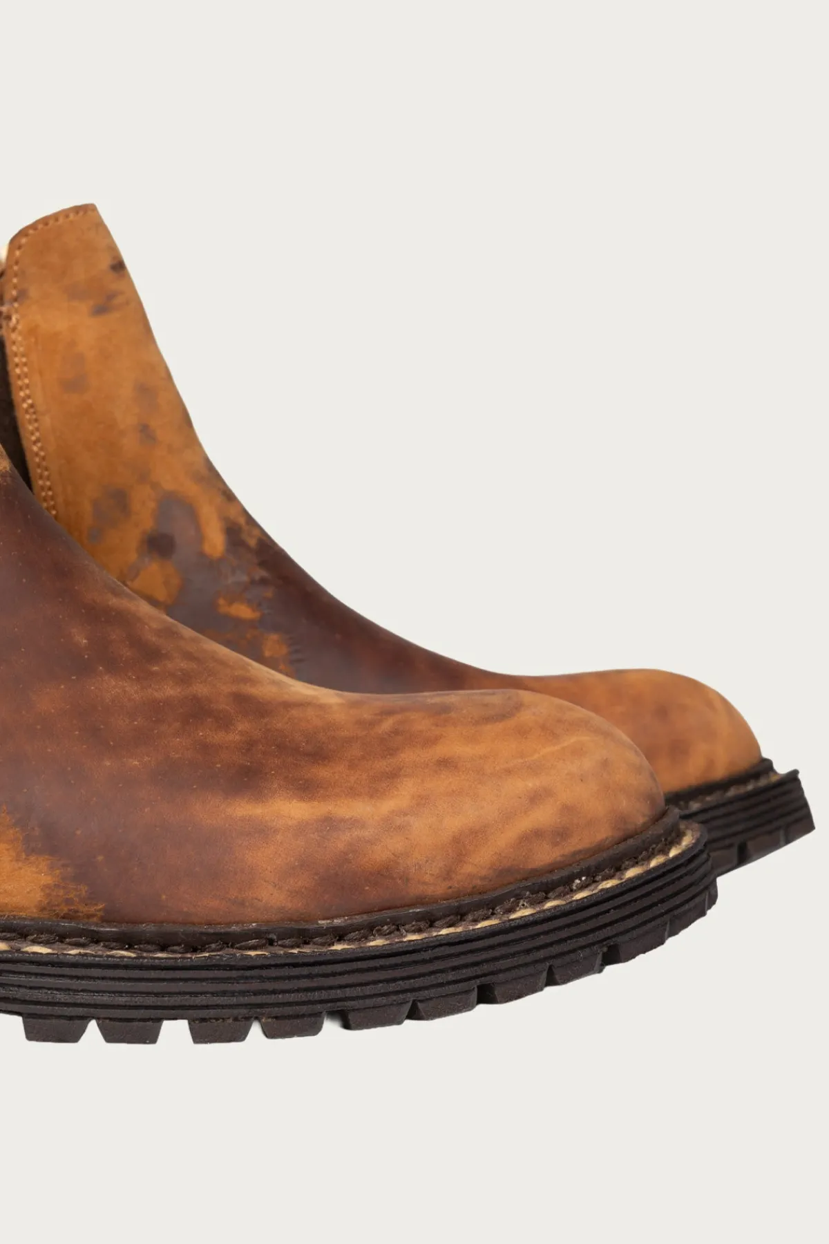 Visvim Gornergrat Mid-Folk - Lt. Brown< Footwear