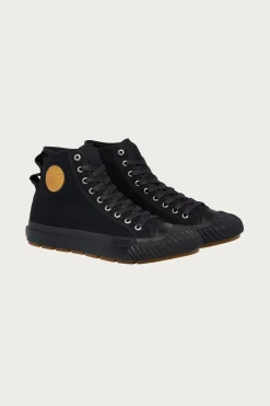 P.F. Flyers Grounder Hi - Black/Black< Footwear