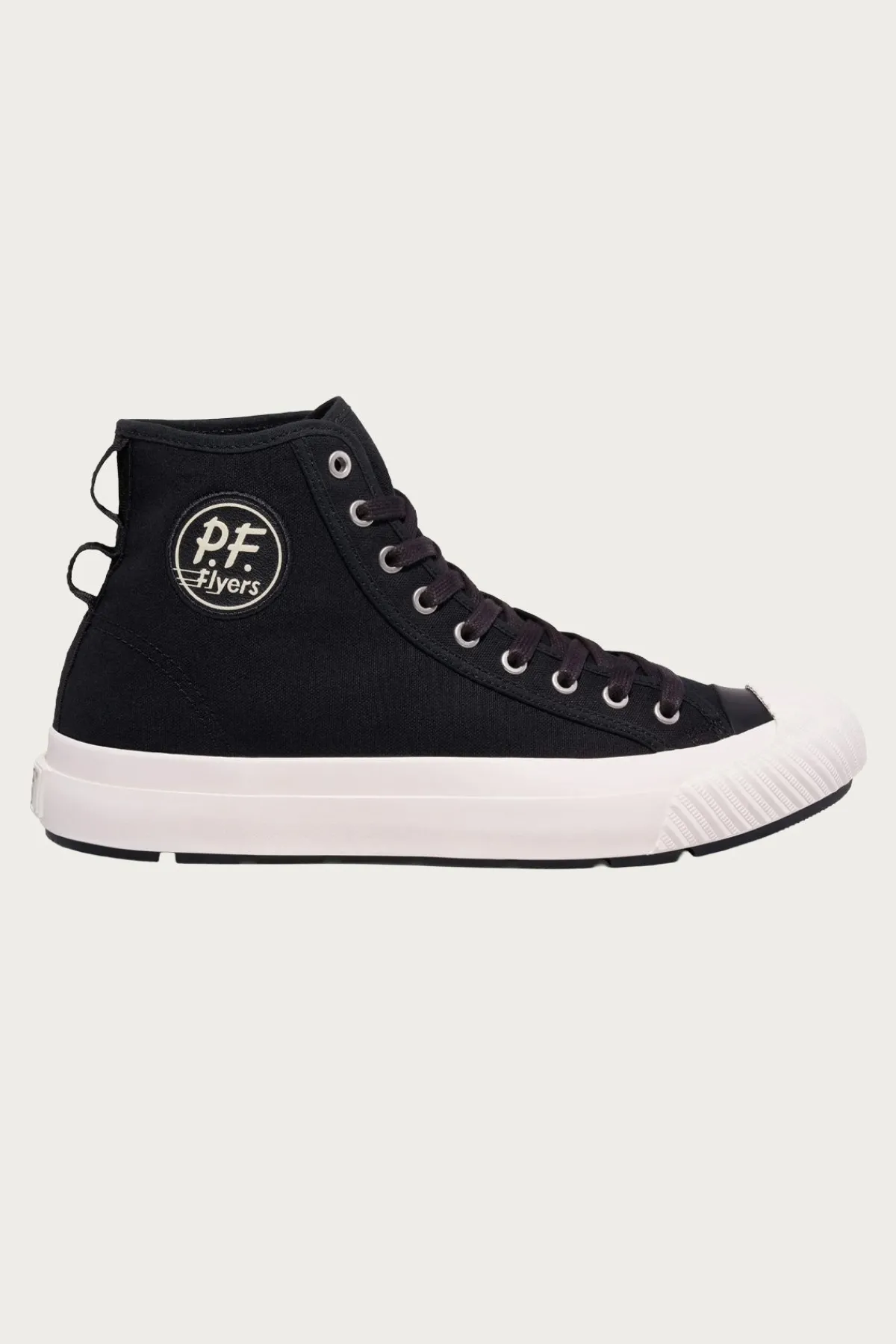 P.F. Flyers Grounder Hi - Black/Sea Salt< Footwear