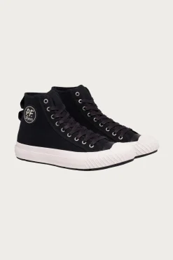 P.F. Flyers Grounder Hi - Black/Sea Salt< Footwear