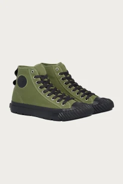 P.F. Flyers Grounder Hi - Olive Green< Footwear