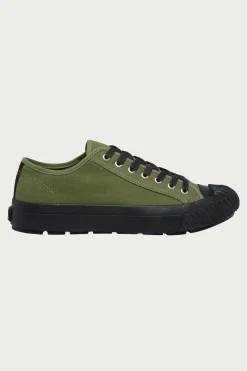 P.F. Flyers Grounder Lo - Olive Green< Footwear