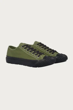 P.F. Flyers Grounder Lo - Olive Green< Footwear