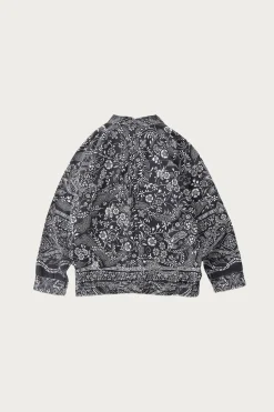 Niceness Gyan Bandana Trucker Jacket - Black< Coats, Jackets, And Vests
