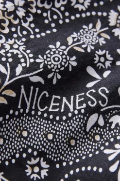 Niceness Gyan Bandana Trucker Jacket - Black< Coats, Jackets, And Vests