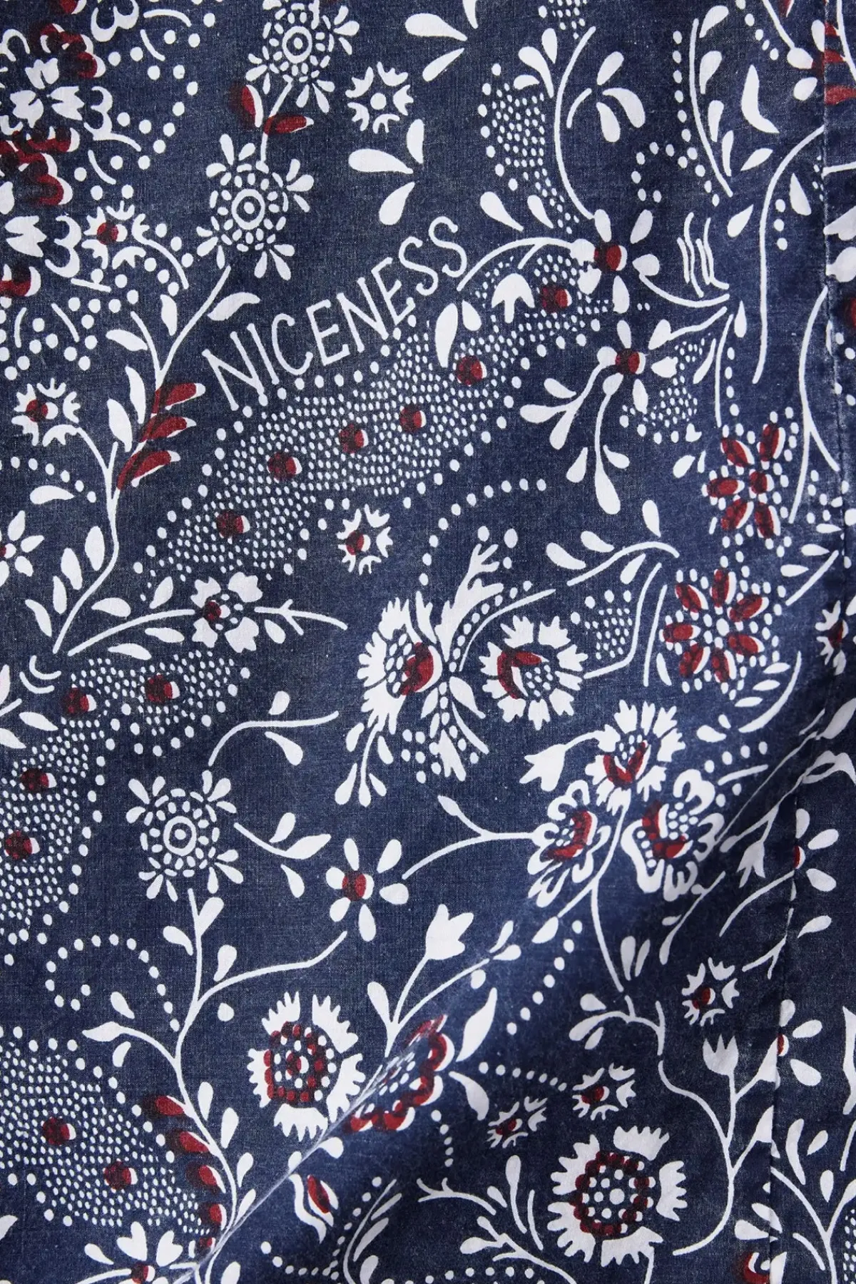 Niceness Gyan Bandana Trucker Jacket - Navy< Coats, Jackets, And Vests