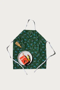 Puebco Hand Printed Adult Apron w/ Kerchie Cowboy< Homegoods