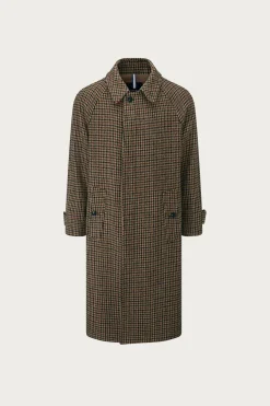 Gloverall Harris Tweed Mac - Brown< Coats, Jackets, And Vests