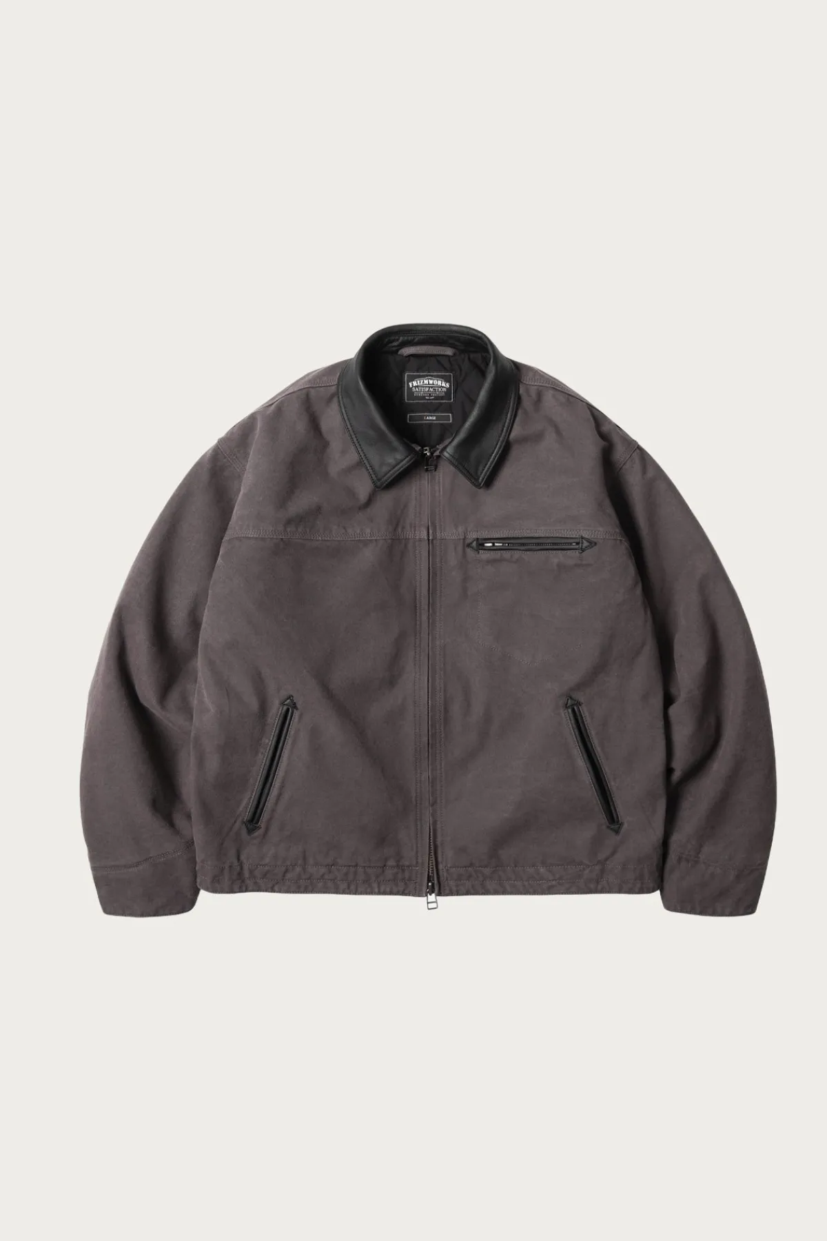 FrizmWORKS Heavy Canvas Destroyed Work Jacket - Mud< Coats, Jackets, And Vests