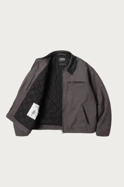 FrizmWORKS Heavy Canvas Destroyed Work Jacket - Mud< Coats, Jackets, And Vests
