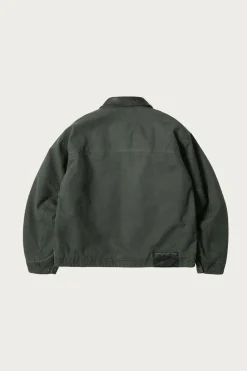 FrizmWORKS Heavy Canvas Destroyed Work Jacket - Olive< Coats, Jackets, And Vests