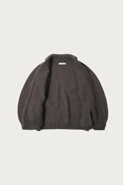 FrizmWORKS Heavy Cowichan Zipup Cardigan - Sephia< Sweaters
