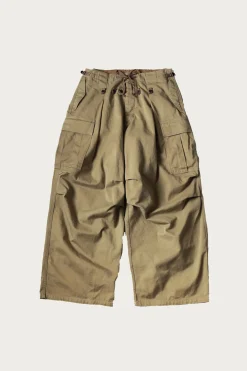Kapital Heavy Drill Cotton JUMBO Cargo Pants - Beige< Pants