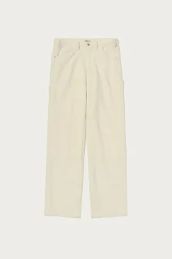 Auralee Homespun Tweed Painter Pants - Ivory White< Pants