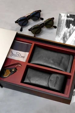 Shady Character Eyewear James Dean Clip Set - Arnie - Indiana Brown/Green Clip< Eyewear|Accessories