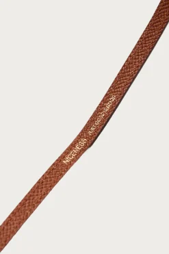 Niceness L. Days T-Bar & Leather Strap - Long - Brown< Accessories