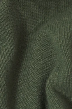 Stone Island Lambswool Cardigan - Military Green< Sweaters