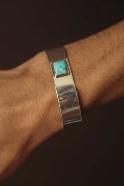 North Works Large Turquoise Bangle< Accessories