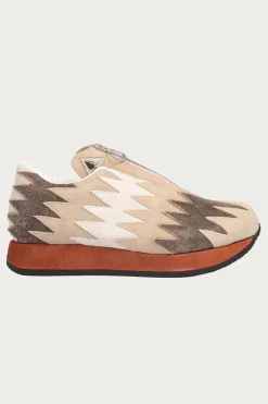 Kapital Leather NAVAJO Spallow Sneaker - Beige< Footwear