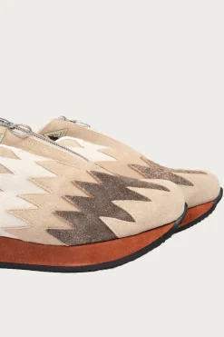 Kapital Leather NAVAJO Spallow Sneaker - Beige< Footwear